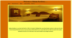 Desktop Screenshot of makamresidency.com