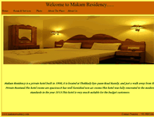 Tablet Screenshot of makamresidency.com